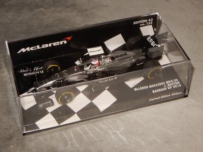 Minichamps F1 1:43 J Button McLaren Mercedes MP4-29 Bahrain GP 2014 - Image 1 of 4