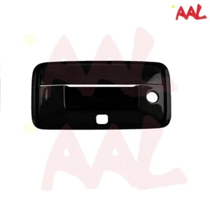 For 2014-15 16 17 18 CHEVY Silverado GMC Sierra Black Gloss Tailgate Cover W/CAM - Picture 1 of 1