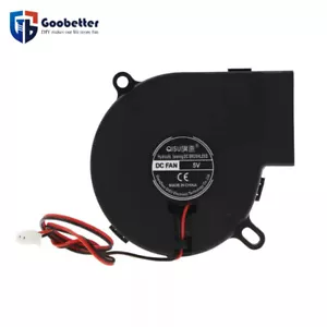 7525 Centrifugal Fan 7cm 5V/12V/24V Turbo Blower for Humidifiers and Cooling - Picture 1 of 6