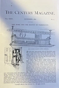 Mount Vernon Home Clagett's Tavern George Washington illustrated - Picture 1 of 9