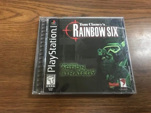 Tarjeta de registro Tom Clancy's Rainbow Six etiqueta negra Sony PlayStation 1, 1999 - Imagen 1 de 5