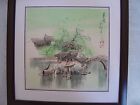 Chinese Painting with frame (13in x13in)