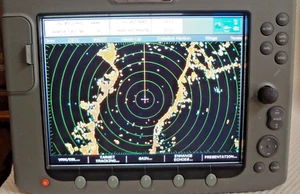 RAYMARINE E120 E02013 GPS CHART PLOTTER FISHFINDER RADAR MFD DISPLAY UNIT - Bild 1 von 14