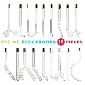 18er SET ELEKTRODENAUFSÄTZE FÜR DAS LOKALE DARSONVALISATIONSGERÄT "CORONA" - Bild 1 von 1