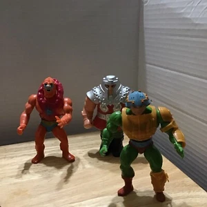 Vintage He Man Masters of The Universe Action Figures Beast Man & Ram Man , Man - Picture 1 of 4