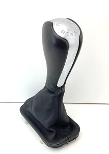 ✅ 2010 RANGE ROVER SPORT BLACK/SILVER GEAR SHIFTER KNOB W/ LEATHER BOOT LR039941 - Foto 1 di 18