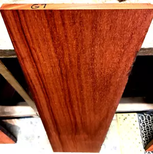 1 STUNNING WIDE KILN DRIED AFRICAN PADAUK 40" X 12" X 15/16" LUMBER WOOD G7 - Picture 1 of 2