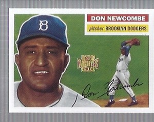 2001 Topps Archives Brooklyn Dodgers Baseball Card #248 Don Newcombe 56