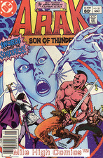 ARAK (SON OF THUNDER) (DC) (1981 Series) #21 NEWSSTAND Near Mint Comics Book