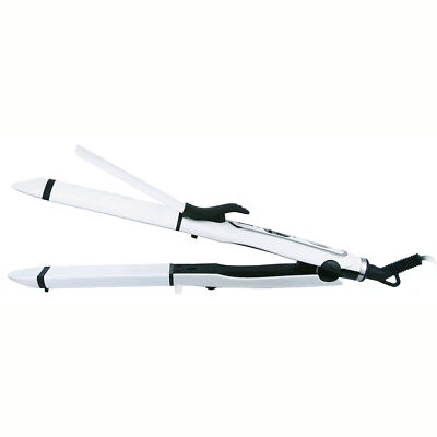 Haarglätter Und Lockenstab 2 In 1 Multifunktions Keramikbeschichtete Platten 50W - Bild 1 von 4