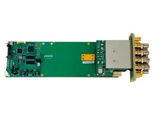 Evertz 7703DA16-RF L-Band/Wideband RF Fiber Receiver Active Splitter SmartMON - Picture 1 of 8