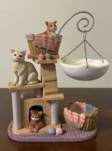 Rare Yankee Candle Co Cat Tree Tart Burner Cat Lovers Hanging Wax Warmer - Picture 1 of 10