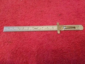 Mitutoyo No.950-300 Metric Rule Made In USA  - Picture 1 of 10