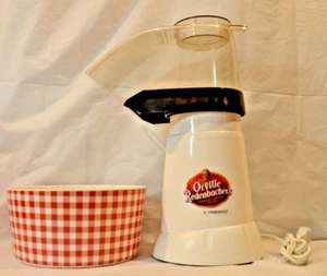 Orville Redenbacher's Gourmet Hot Air Popcorn Popper by Presto and Bowl - Picture 1 of 5