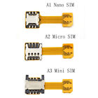 Hybrid Dual Micro Nano SIM Card Adapter Converter Extension Slot AndrM7  G-ME
