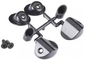 RPM 70292 Mock Through-the-Body Black Side Exhaust Tips for 1/10 RC Car Trucks - Picture 1 of 1