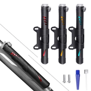 Mini Bike Air Pump Schrader Presta Valve Bicycle Tire Inflator Aluminum Alloy co - Picture 1 of 15