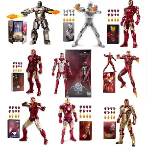 ZD Iron Man Ironman MK1-Mk7 MK42 MK45 MK85 War Machine Figur Sammlung Neu Box - Bild 1 von 98