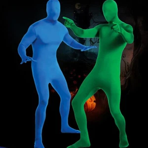 Dehnbare Fotografie Green Screen enger Körperanzug unsichtbarer Effekt Hautkleidung - Bild 1 von 8