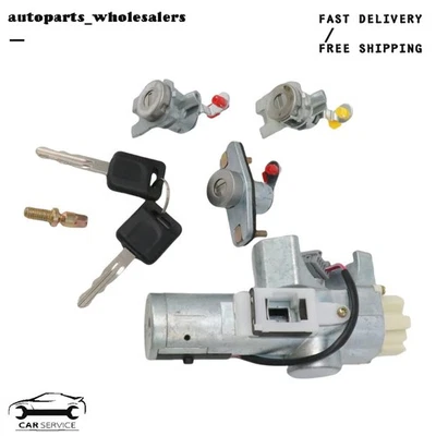Новый для 2007-2012 NISSAN VERSA полный цилиндр зажигания переключатель + дверь с ключами - Изображение 1 из 4