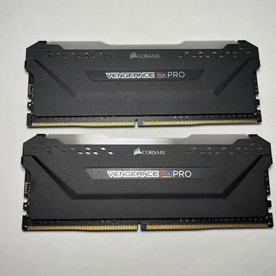 Corsair Vengeance RGB Pro 16GB (8GBx2) DDR4 3000MHz RAM (CMW16GX4M2D3000C16) - Image 1 of 2