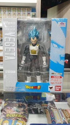 VEGETA SUPER SAIYAN GOD DRAGON BALL Z SUPER S.H. FIGUARTS BANDAI 2016 NEW - Immagine 1 di 2