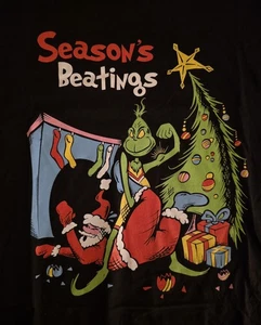 Season's Beatings T-Shirt Herren XXL 2XL Pro Wrestling Crate WWE WCW WWF AEW - Bild 1 von 2