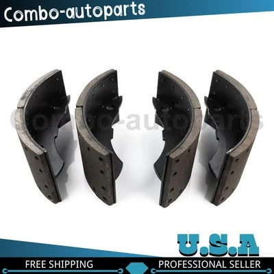 Rear Drum Brake Shoes for 1983 1984 1985 1986 1987 Ford FT8000 10.4L - Image 1 of 4