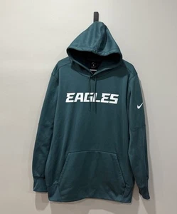 Nike Philadelphia Eagles Sideline Wordmark Hoodie Size Large Nick Siriani - Picture 1 of 4