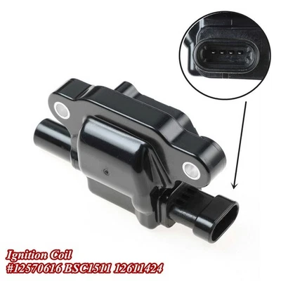Ignition Coil For Buick Chevrolet GMC Hummer Part No. 12570616 BSC1511 12611424 - Image 1 of 4