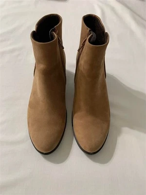 Botines de gamuza ECCO para mujer talla 5 tostados/beige - muy buen estado Foto 1 de 4