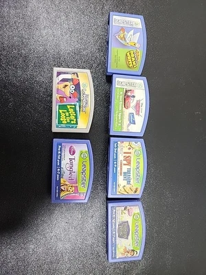 Lot Of 6 Leapster Games I Spy, Tangled, Princess. Cars, DrawWrite, Letters - Image 1 of 2
