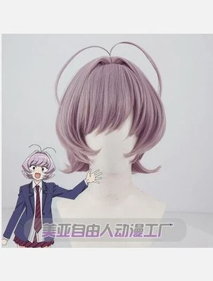 Cosplay Mitaka Asa Anime Chainsaw Man Black Double Ponytail Hair Wig @ - Image 1 of 4