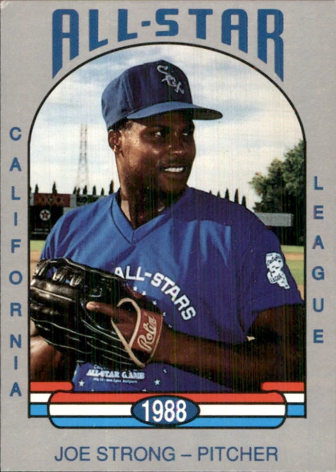 Joe Strong 1988 Cal A/S #20 RC Reno Silver Sox FREE SHIPPING AutographDen - Image 1 of 2