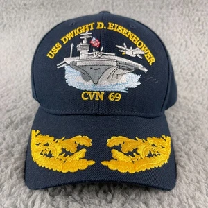 Sombrero The Corps USS Dwight D. Eisenhower para Hombres Talla OS Azul Ajustable Hecho en EE. UU. - Imagen 1 de 7