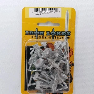 RAFM 4042 Berzerkers (6) Metal Fantasy Minis nuovo con scatola fuori produzione Iron Lords - Foto 1 di 4
