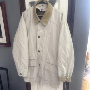 Northeast Outfitter Chore Mantel gefüttert L Scheunenjacke gesteppt hellbraun Cord - Bild 1 von 16