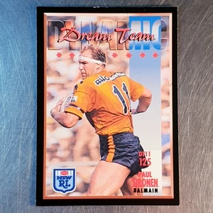 1994 Dynamic Series 2 Rugby League NRL Dream Team Card Paul Sironen - Picture 1 of 2