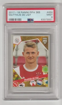 2017-18 Panini FIFA 365 #424 Matthijs De Ligt PSA 9 - Image 1 of 2