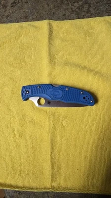 Cuchillo ligero Spyderco Endela hoja azul FRN VG10 Foto 1 de 4