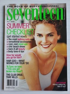 2000 SEVENTEEN magazine KERI RUSSELL Rachael Leigh Cook AALIYAH Zoe Saldana RARE - Picture 1 of 14