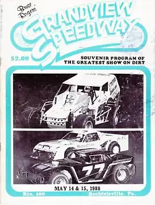 PROGRAMA GRANDVIEW SPEEDWAY 14 Y 15 DE MAYO 1988 - Imagen 1 de 1