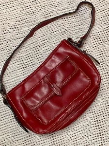 NINE WEST Handbag  Small Red All Man Made Materials Purse 8 X 5 - Picture 1 of 12