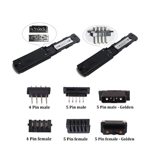 Hailong Battery Power Discharge Connector Plug 4 Pins 5 Pins Male & Female - Picture 1 of 15