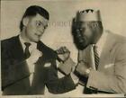 1953 Press Photo Tommy Collins vs Jimmy Carter Title Fight - lrs12551