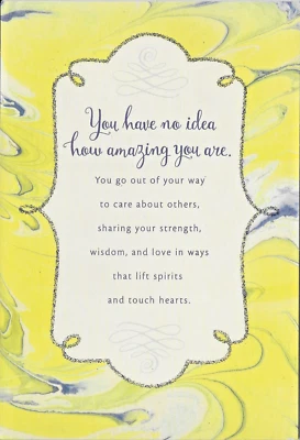 Hallmark Mahogany "You Have No Idea How Amazing You Are -Thank You"  Free ship - Image 1 of 3