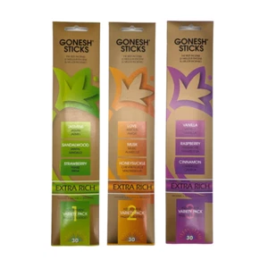 Gonesh Incense Sticks: Extra Rich Variety Packs - Picture 1 of 4