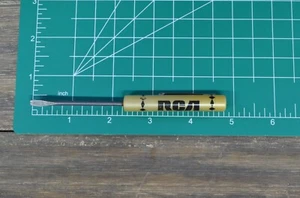 Vintage Cinch Schraubendreher St. Louis District Promo flache Spitze mautfrei Kunststoffgriff - Bild 1 von 6