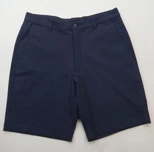 Footjoy Golf Shorts Mens Size 32 Dark Blue Active Chino Performance 9" Inseam - Picture 1 of 11