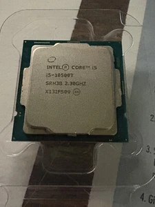 Intel Core 10th Gen i5-10500T 6 CORE CPU 2.3GHz (Turbo 3.80GHz) 10500T SRH3B - Photo 1/1